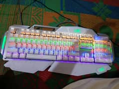 Wired Backlighting RGB Mechanical Gaming Keyboard for Sale