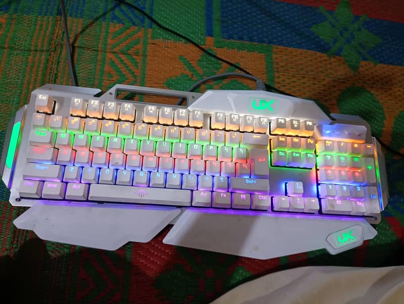 Wired Backlighting RGB Mechanical Gaming Keyboard for Sale 0