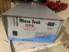 UPS for one battery in running condition