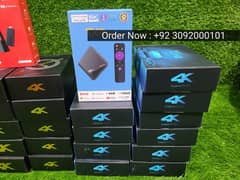 Andriod TV Box With Free IPTV + 4K movies All model Available