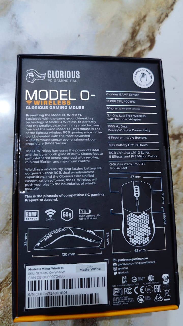 Glorious Model O- Wireless Mice 6