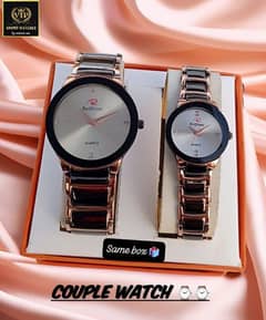 Red Stone Rado Couple Watch