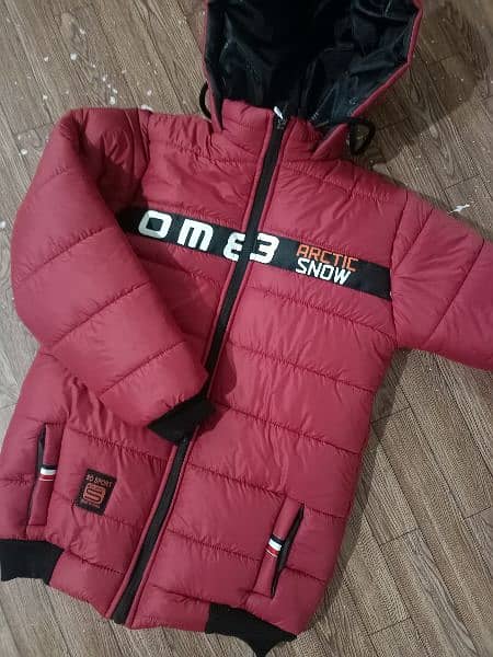 kid's Jacket For Winter Season Para shoot Clothes Using GSM Warding 4