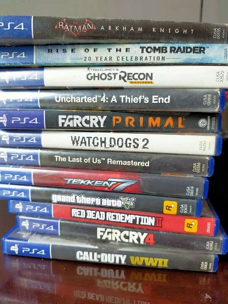 Ps4 500gb with 12 games 1