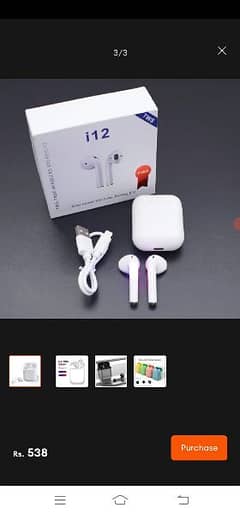 AirPods_i12 Wireless Bluetooth