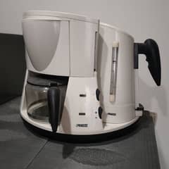 coffee machine with electric kettle