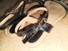 stylish black sandals