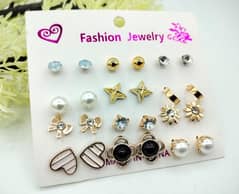 Earrings,pack of 12