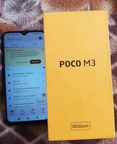 POCO M3 128gb complete box  in good condition