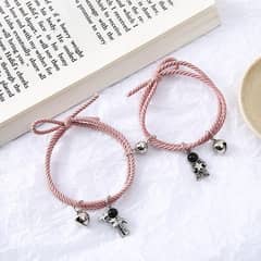 Trendy mangnatic heart couple bracelet