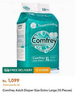 Comfery Adult Diapers XL Size