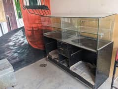 showcase for sale with wheel