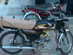 Honda CD 70 Black colour special edition