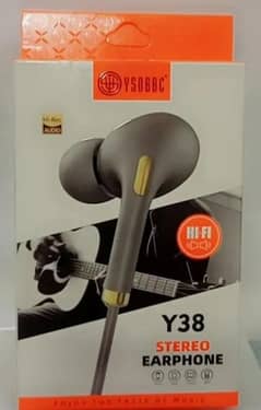 •  Y-38 stereo head phone