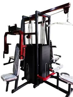 Commercial 6 station multi gym and fitness machine
