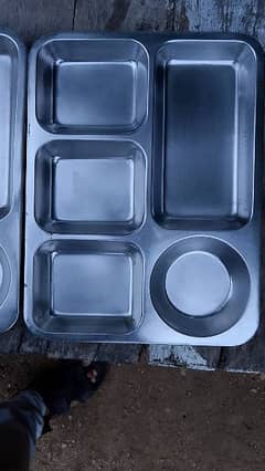 dish tray 5 portions 1500/- each