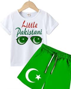 14 August dress for kid girl and boy Free delivery All Pakistan