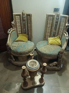 One Shahi Chari with small table in Good condition for sale