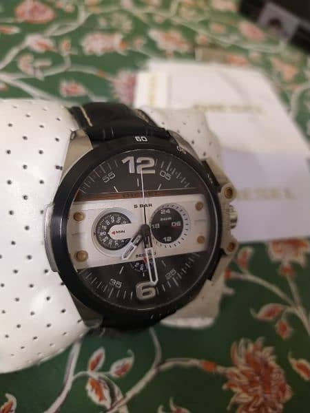 Diesel 5 Bar mens chronograph watch. 4