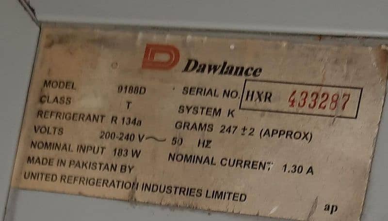 Dawlance Refrigerator 9188D 8