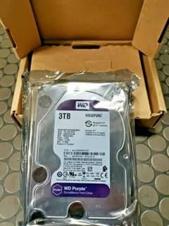 3 TB - SATA Western Digital Purple Surveillance Hard Drive