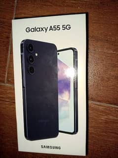 Samsung a 55 5g for sale only box open ram 8gb rom 256 gb