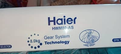 Haier washing machine brand new box pack