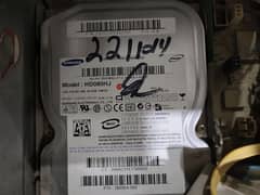 Hard disk (Samsung company) 80GB