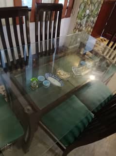 6 seater dining table with chairs