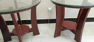 2 side tables and 1 center table for sale in reasonable price