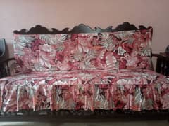 Sofa Covers Pink - 3+2 Seater - Cotton Sotton