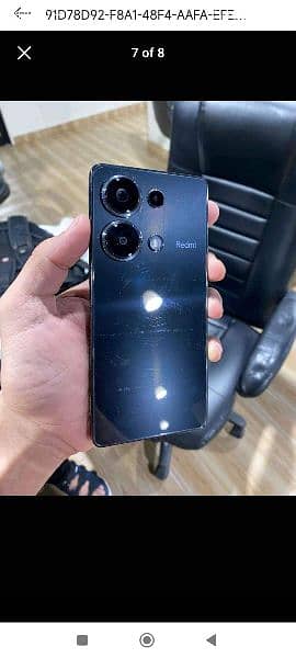 Redmi note 13 pro 8 256 hy mint condition hy urgent sale 2