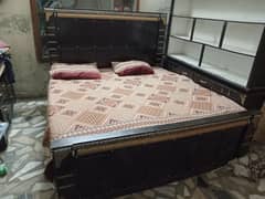 Bed dressing showcase / Double bed / wooden bed / king bed