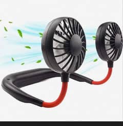 Hanging Neck Fan for Kitchen Folding hand fan Fan Wearable portable