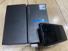 samsung note 8 6/64 pta approved with original box