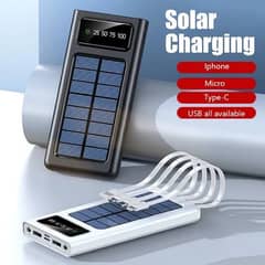 Solar & Transparent Power Banks 10000 & 20000 mah 0