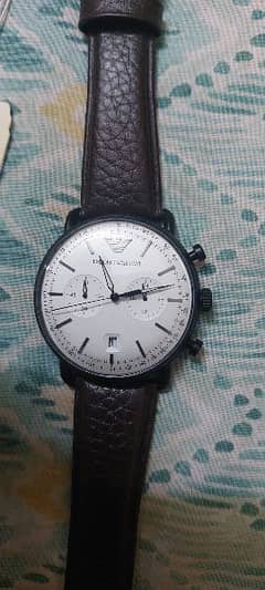 Emporia Armani Men’s watch Leather strap