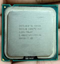 intel core 2 duo processor e8400