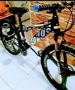 bicycle impoted 24 inch brand new 5 month used allow rims almunium