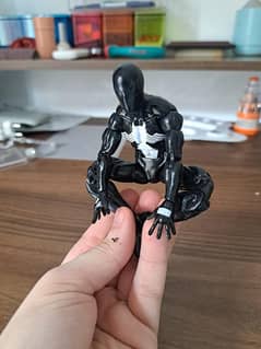 Marvel legends retro symbiote spiderman customised