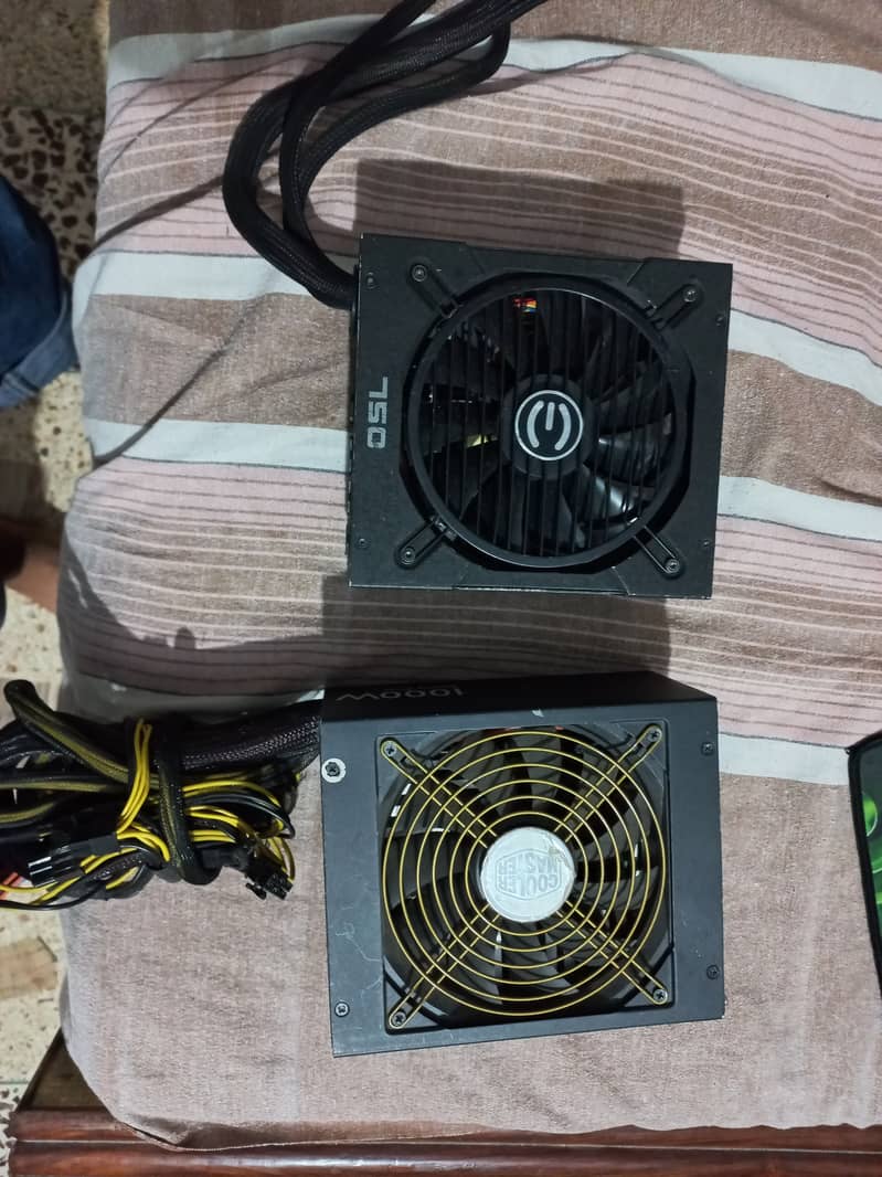 POWER SUPPLY MASTER COOLER1000 watt and 750 watt EVGA 0