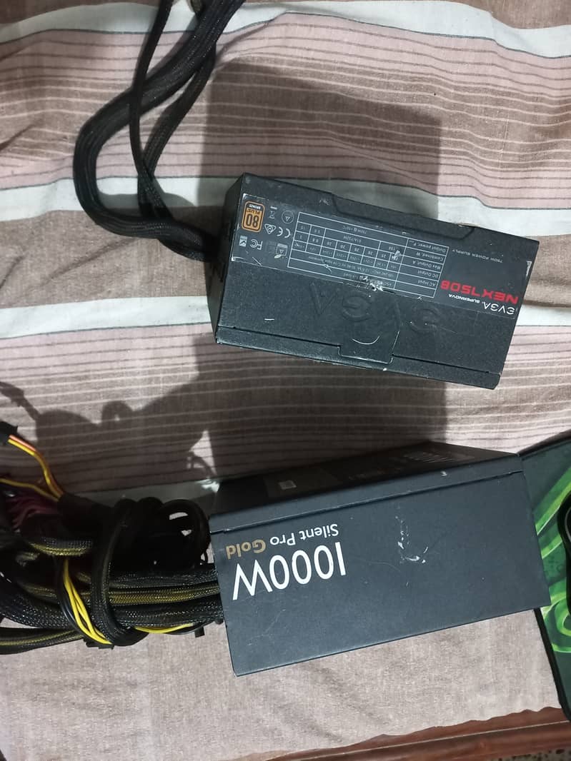 POWER SUPPLY MASTER COOLER1000 watt and 750 watt EVGA 1