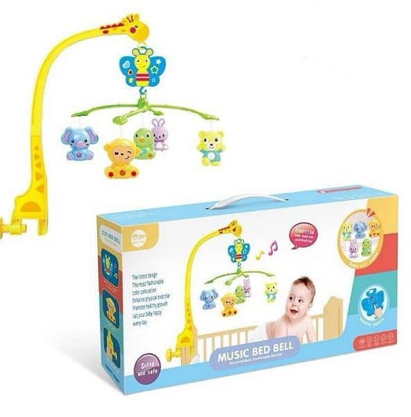 BABY BED BELL WITH MUSIC | BABY BED | MUSICAL TOY 1