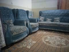 5 seater Velvet heavy duty sofa set