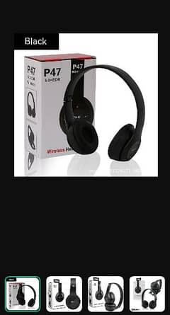 P47 wireless stereo headphones