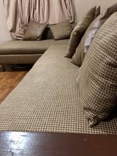 L shaped sofa set