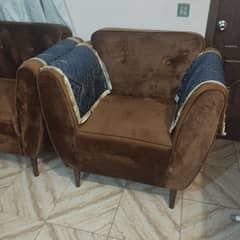 2, 1 seater sofas