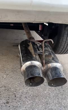 Corolla dual exhaust booster 0