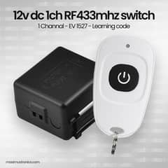 12V DC Dry contact remote control switch 433Mhz output 220V AC DC 10A
