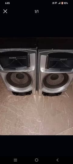 sony speakers with dvd player in working condition